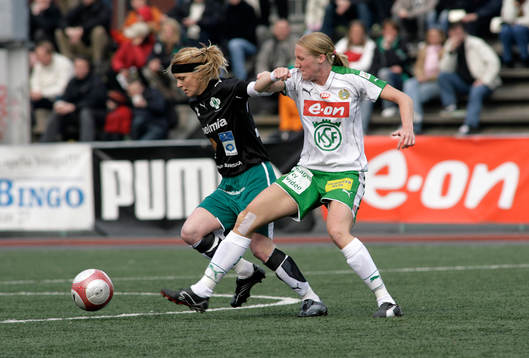 Therese Stolpe, Mallbacken och Sara Johansson, Hammarby
