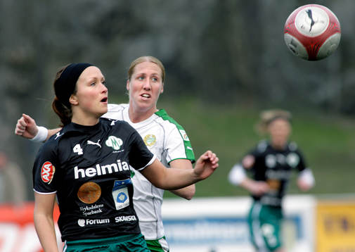 Sara Johansson, Hammarby och Helena Nilsson, Mallbacken