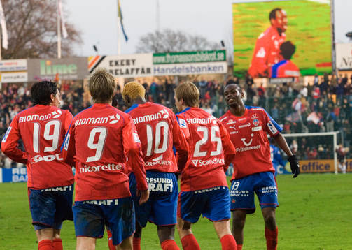 Luton Shelton, Helsingborg med lagkamrater