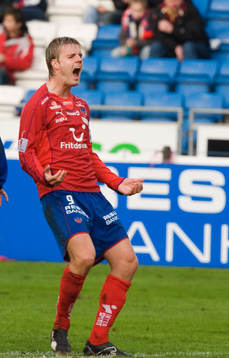 Andreas Dahl, Helsingborg. Jubel
