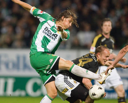 Björn Runström, Hammarby och Nicklas Carlsson, AIK