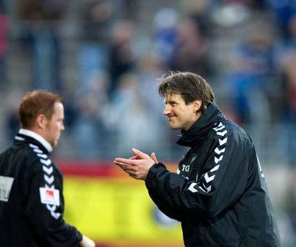 Landskrona tränare Patrik Johansson