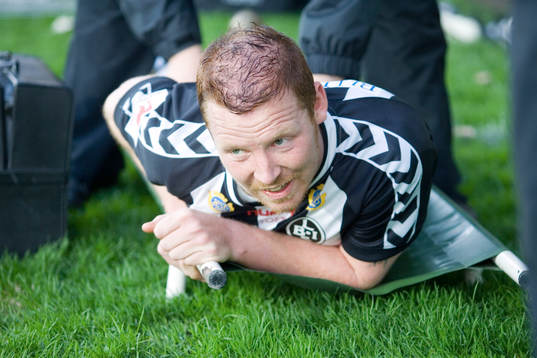 Jörgen Pettersson på bår