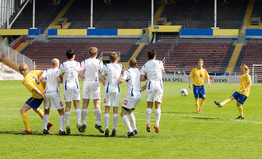 Fotboll, Svenska Spel, filminspelning