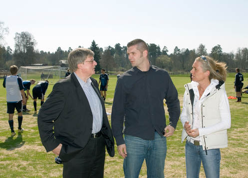 Bosse Lundquist, Patrik Asplund och Marie Barth-Kron