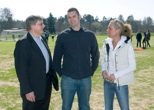 Bosse Lundquist, Patrik Asplund och Marie Barth-Kron