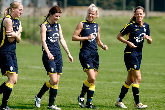 Sara Johansson, Malin Moström, Anna Sjöström och Linda
