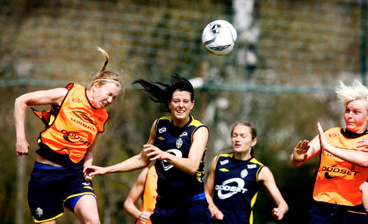 Sara Larsson, Lotta Schelin, Stina Segerström och Nilla