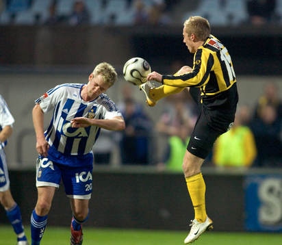 Dennis Jonsson, Göteborg och Daniel Larsson, Häcken