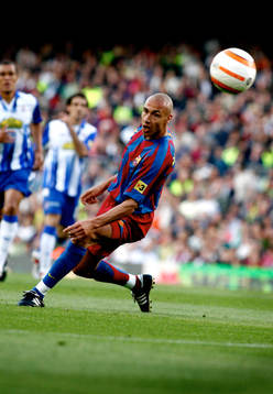 Henrik Larsson, Barcelona, i sin sista match på Nou Camp