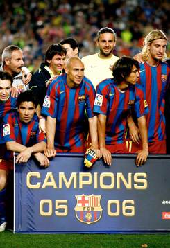 Henrik Larsson, Barcelona, ligamästare med Barcelona