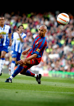 Henrik Larsson, Barcelona, i sin sista match på Nou Camp