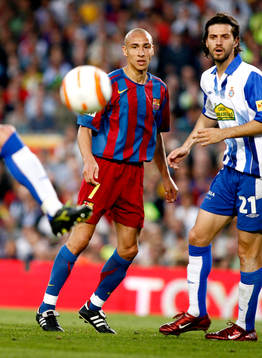 Henrik Larsson, Barcelona, i sin sista match på Nou Camp