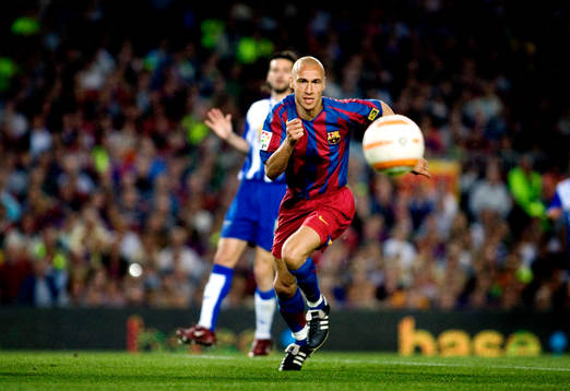 Henrik Larsson, Barcelona, sista match på Nou Camp