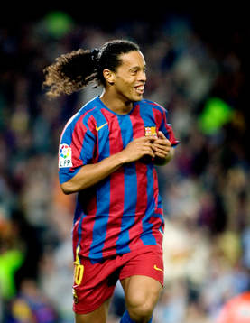 Ronaldinho, Barcelona, jubel