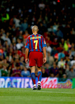 Henrik Larsson, Barcelona, sista hemmamatch på Nou Camp