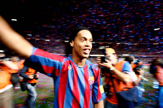 Fotboll, Spansk liga, Barcelona, ligamästare säsongen