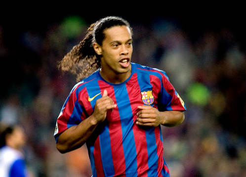 Ronaldinho, Barcelona, jubel
