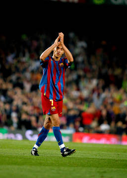 Henrik Larsson, Barcelona, sista hemmamatch på Nou Camp.