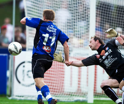 Joel Johansson, Halmstad och Dick Last, Örgryte (Målvakt)