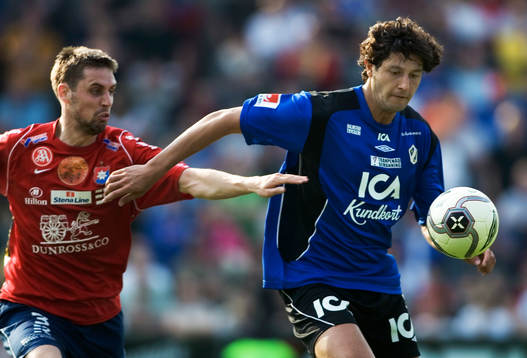 Eduardo Delani, Halmstad och Marcus Dahlin, Örgryte