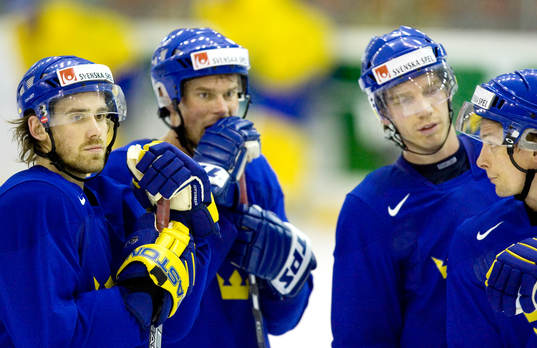 Henrik Zetterberg, Ronnie Sundin, Mikael Samuelsson och