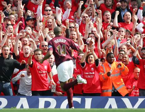 Thierry Henry, Arsenal (Jubel)