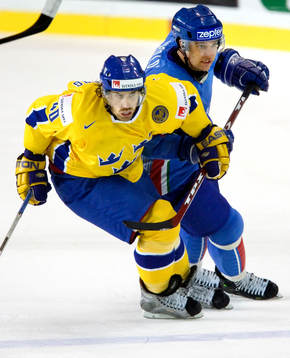 Henrik Zetterberg, Sverige och Luca Ansoldi, Italien