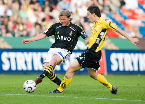 Daniel Tjärnström, AIK och Stefan Ishizaki, Elfsborg