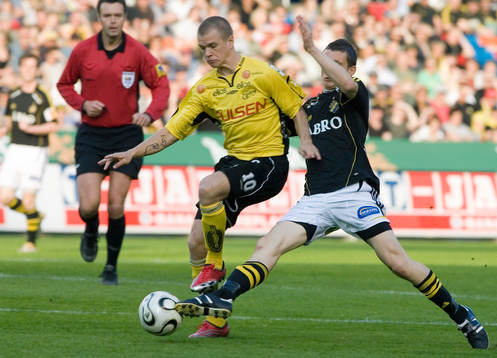 Samuel Holmén, Elfsborg och Kristian Haynes, AIK