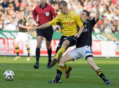 Samuel Holmén, Elfsborg och Kristian Haynes, AIK