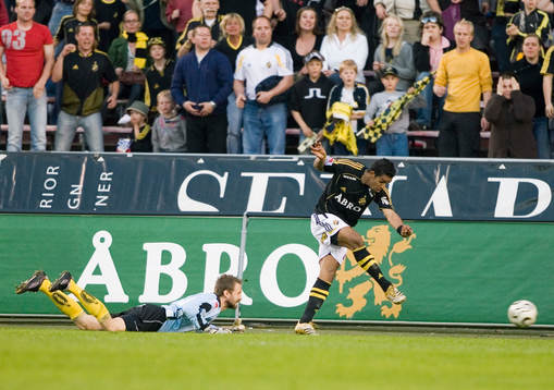 Johan Wiland, målvakt, Elfsborg och Wilton Figueiredo,
