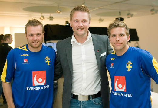 Mattias Jonson och Anders Svensson hälsas välkomna till