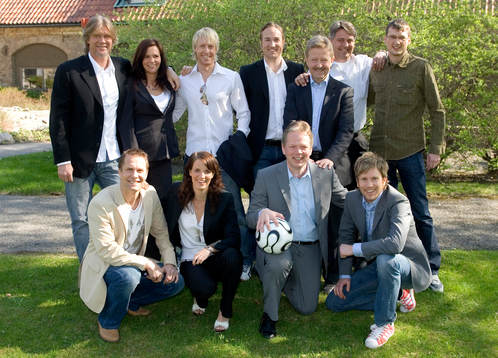 Glenn Strömberg, Malin Swedberg, André Pops, Chris