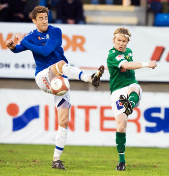 Mikael Bengtsson, Trelleborg och Johan Fäger, Jönköping