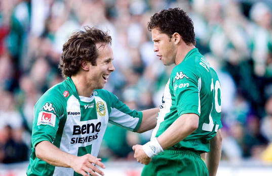Petter Furuseth Olsen och Paulinho Guará jubel