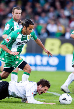 James Keene, Gais faller framför Erkan Zengin, Hammarby