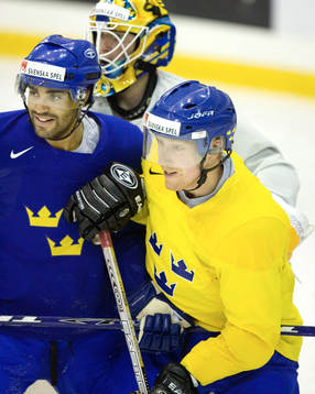 Jörgen Jönsson, klar för VM spel. Johnny Oduya