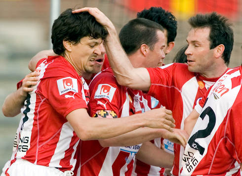 Jari Litmanen och Hans Mattisson, Malmö