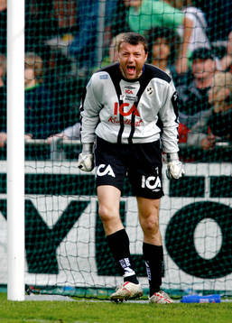 Conny Johansson, (målvakt) Halmstad var arg på sina