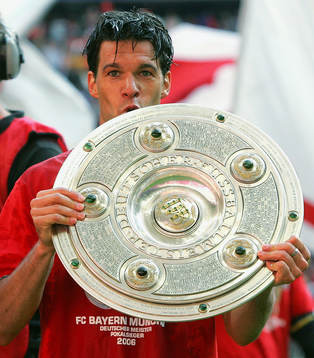 Michael Ballack, Bayern München tysk mästare. Tallrik,