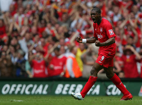 Djibril Cisse, Liverpool (Jubel)