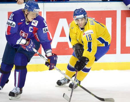 Per Hållberg och Marian Hossa