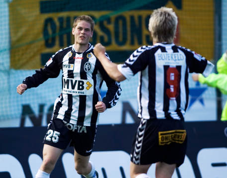 Johan Andersson, jubel, Landskrona