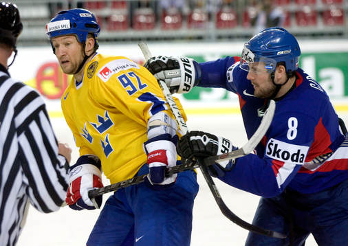 Michael Nylander, Sverige och Martin Cibak, Slovakien