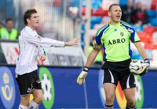 James Keene, Gais och Daniel Örlund, målvakt, AIK