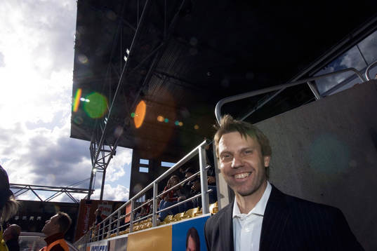 Nye HIF-tränaren Hans Eklund. Tränare