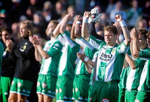 Paulinho Guará och Hammarby tackar publiken