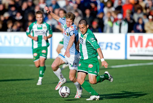 Daniel Bernhardsson, Gefle och Pablo Pinones-Arce, Hammarby