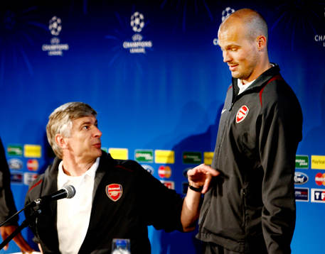 Fredrik Ljungberg, Arsenal och  Arsene Wenger, tränare